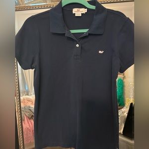 Women’s Navy Vineyard Vines Polo Shirt